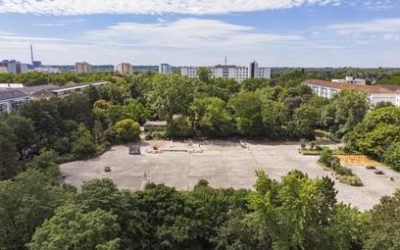 Pfalzplatzbunker Pfalzplatz von oben Pfalzplatzbunker Pfalzplatz von oben