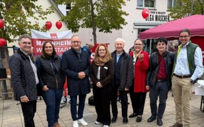 Dr. Stefan Fulst-Blei, Isabel Cademartori, Andreas Stoch, Daniela Schiermeier, Lothar Mark, Dr. Claudia Schöning-Kalender, Dr. Sebastian Camarero und Jürgen Anselmann