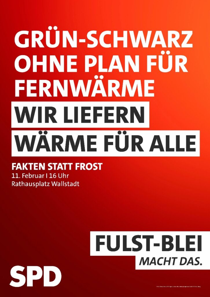SPD-Plakat Wärme